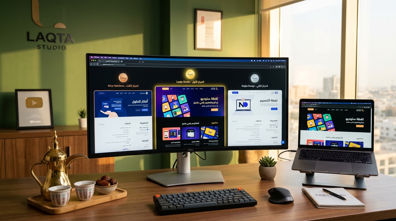مقارنة أفضل مواقع التصميم المجانية للتجار السعوديين مع تصنيف احترافي - لقطة