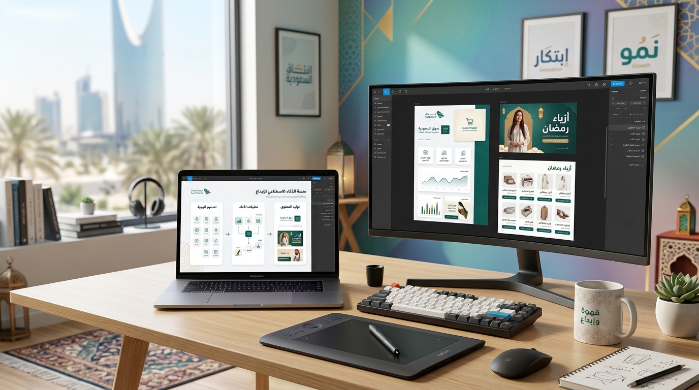 دليل تصميم الهوية التجارية الشامل: شعارات وبروفايلات احترافية - لقطة استوديو