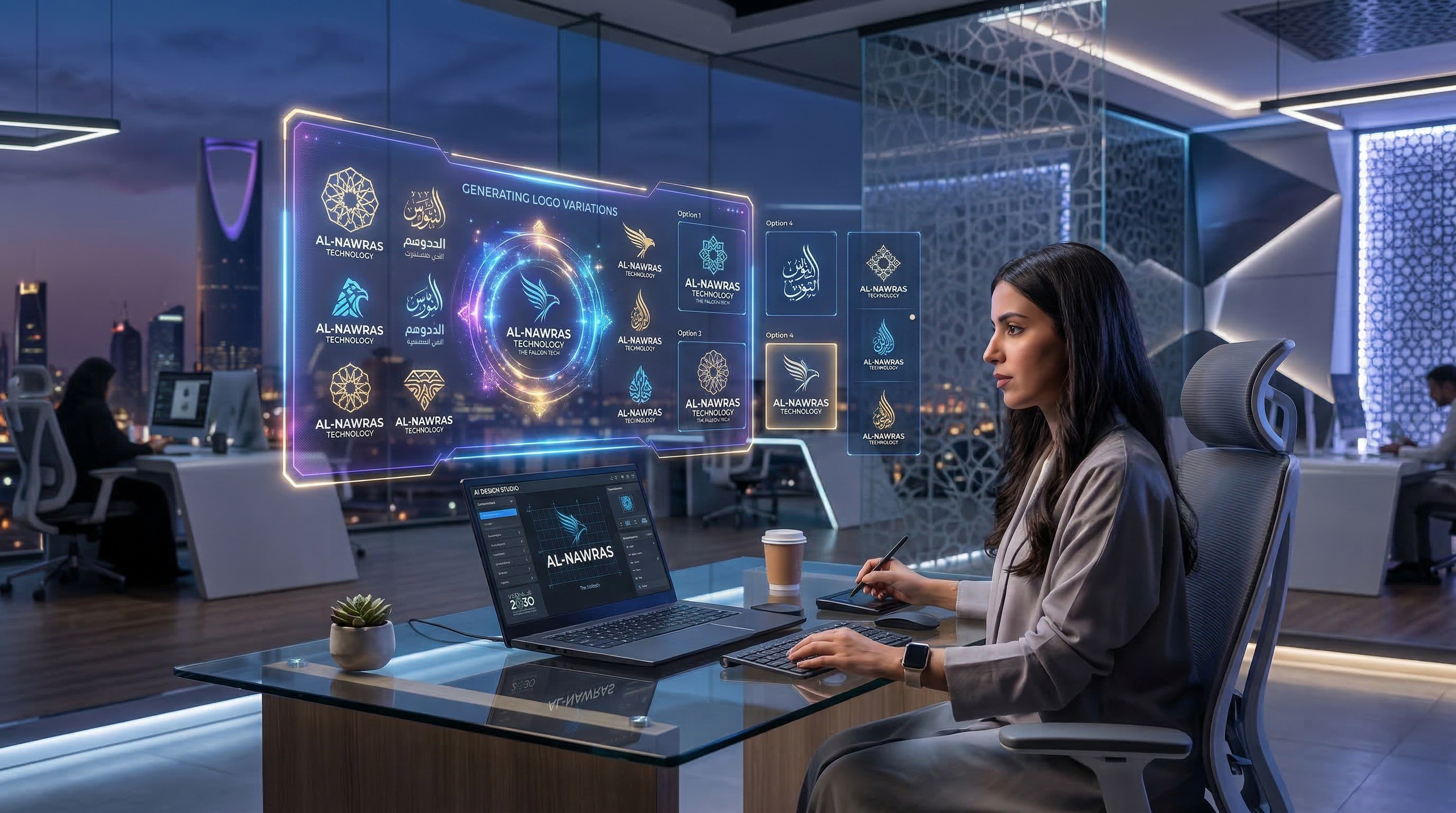 تصميم شعار بالذكاء الاصطناعي - دليل شامل لإنشاء شعار احترافي في دقائق