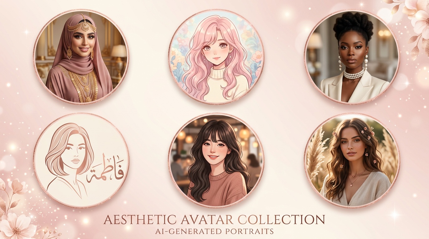 صور بروفايل بنات بأنماط متنوعة من حجاب عصري وأفاتار وأزياء فاخرة