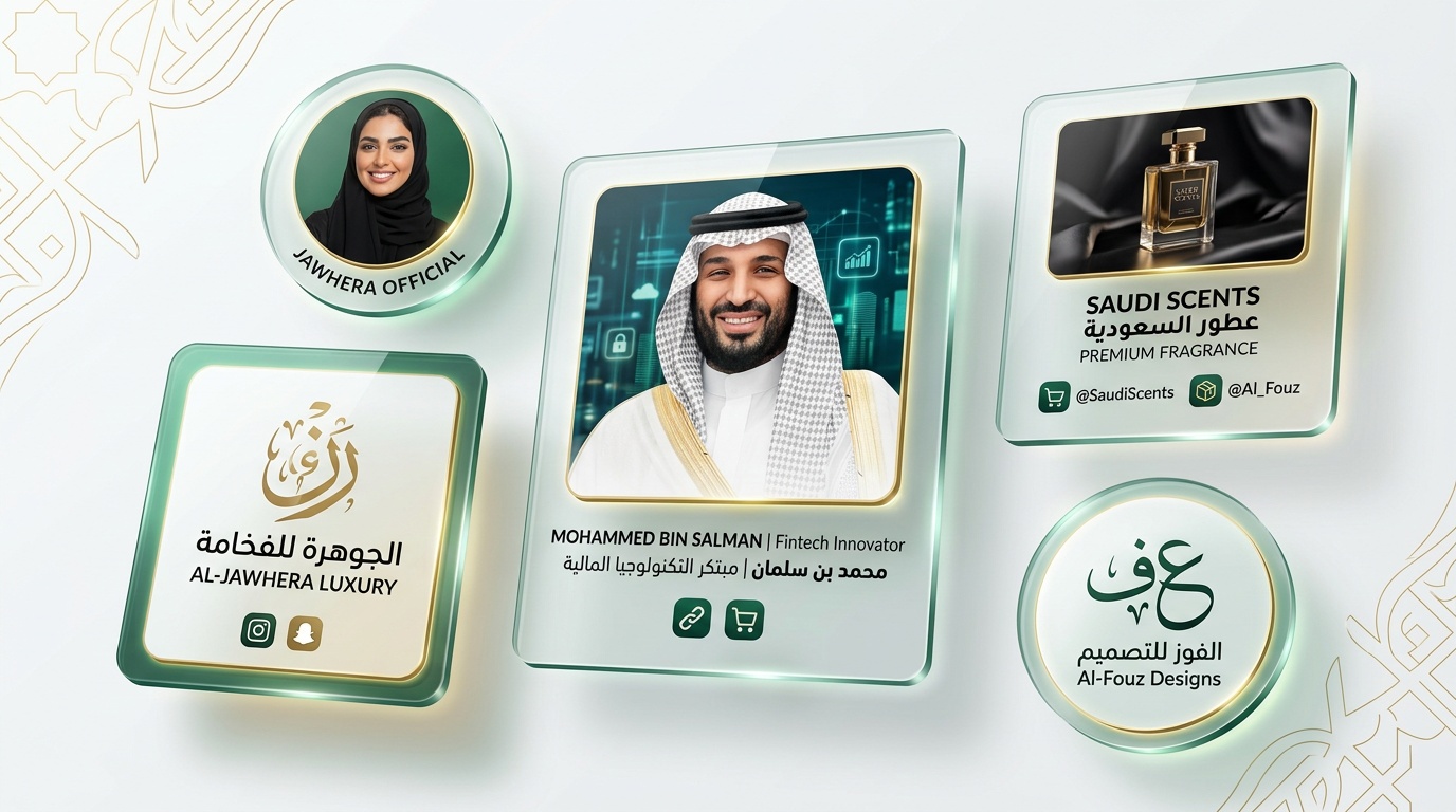 صور بروفايل احترافية متنوعة للمتاجر السعودية على السوشيال ميديا - لقطة