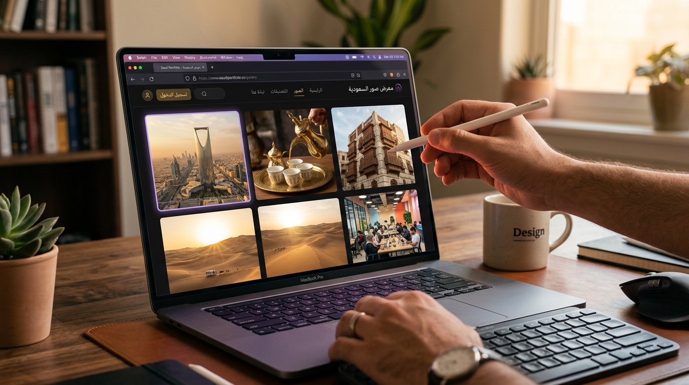 موقع صور احترافي يعرض معرض صور سعودية متنوعة عالية الجودة للمصممين والتجار